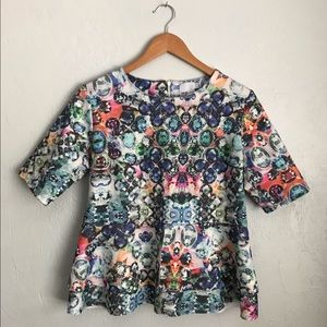 ASOS Curve Peplum top